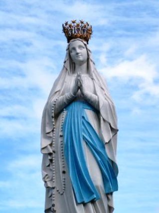 Lourdes statue